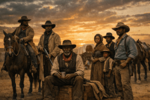 Interesting black history facts from the Old West featuring African American cowboys