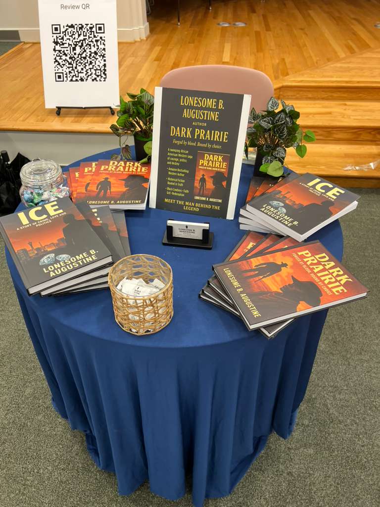 Lonesome B Augustine at Local Authors Festival Salem Church Library May 23 2026